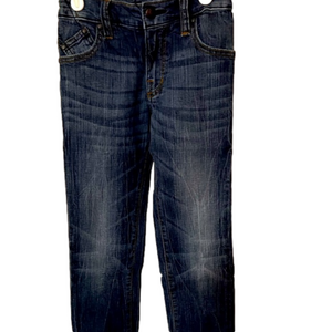 Rock & Republic Boys Distressed Skinny Jeans 5-pocket w Belt Loops Like New Sz 7